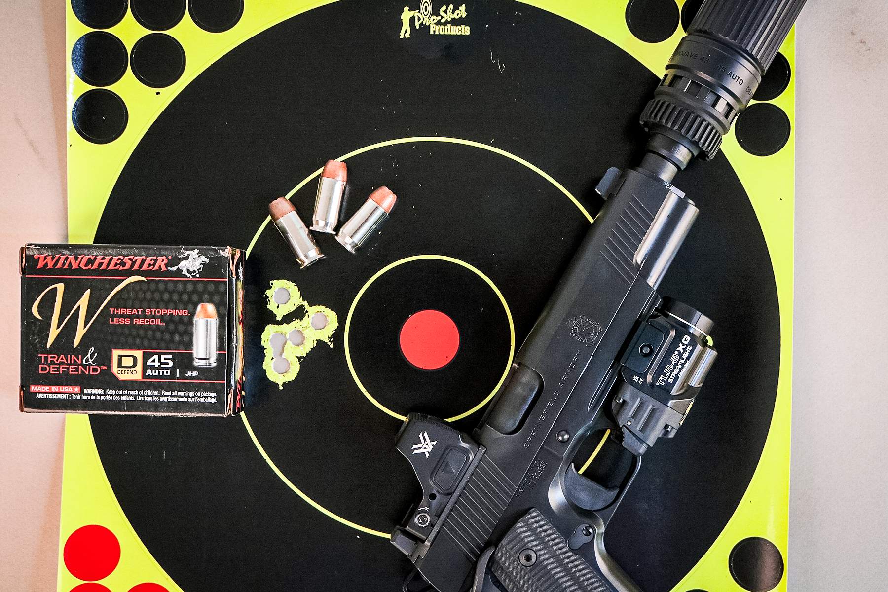 pistol with ammo