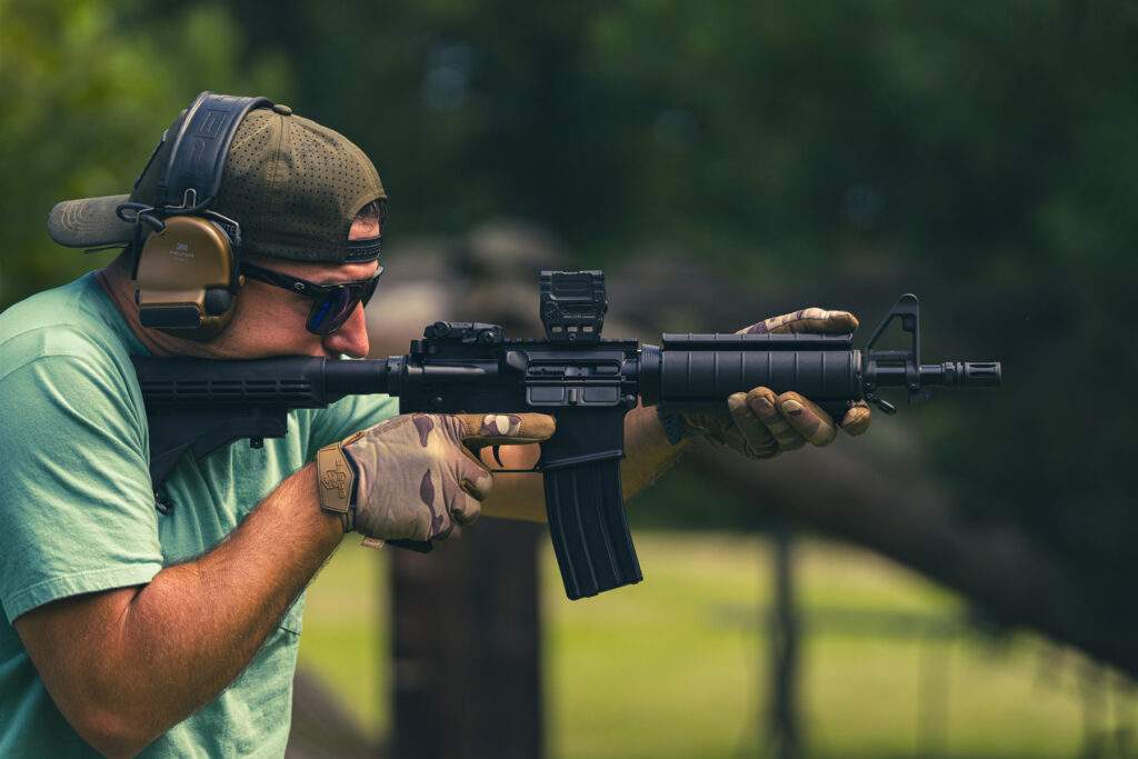 PSA Sabre AR being fired