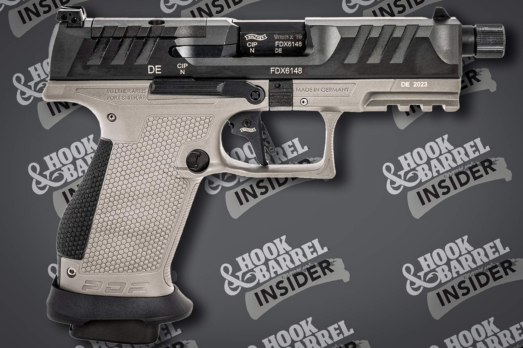 Walther Arms PDP Pro Compact SD 9mm 4.60-inch 15rds, Tungsten Gray