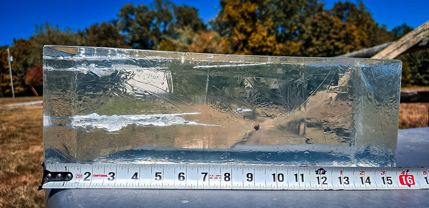 Winchester 21 Sharp ballistic gel test