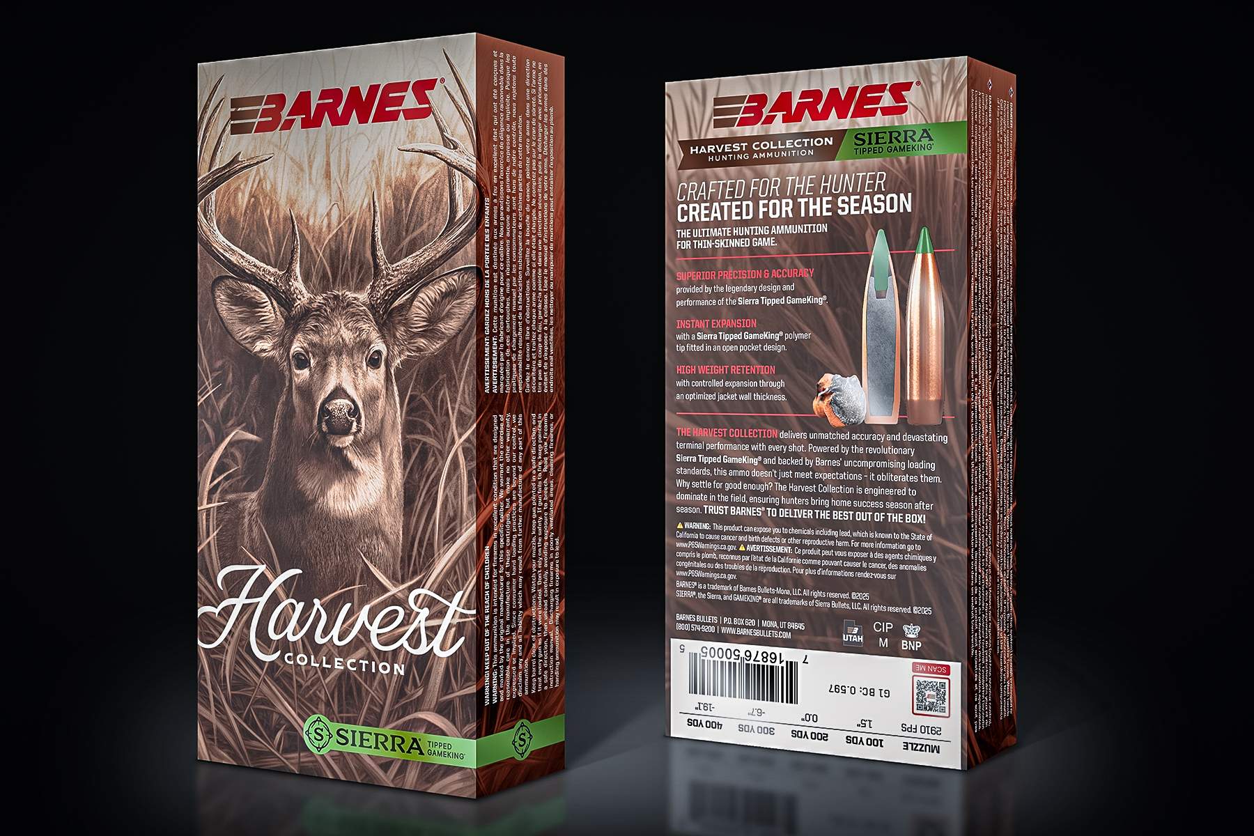 Barnes Harvest hunting ammunition box