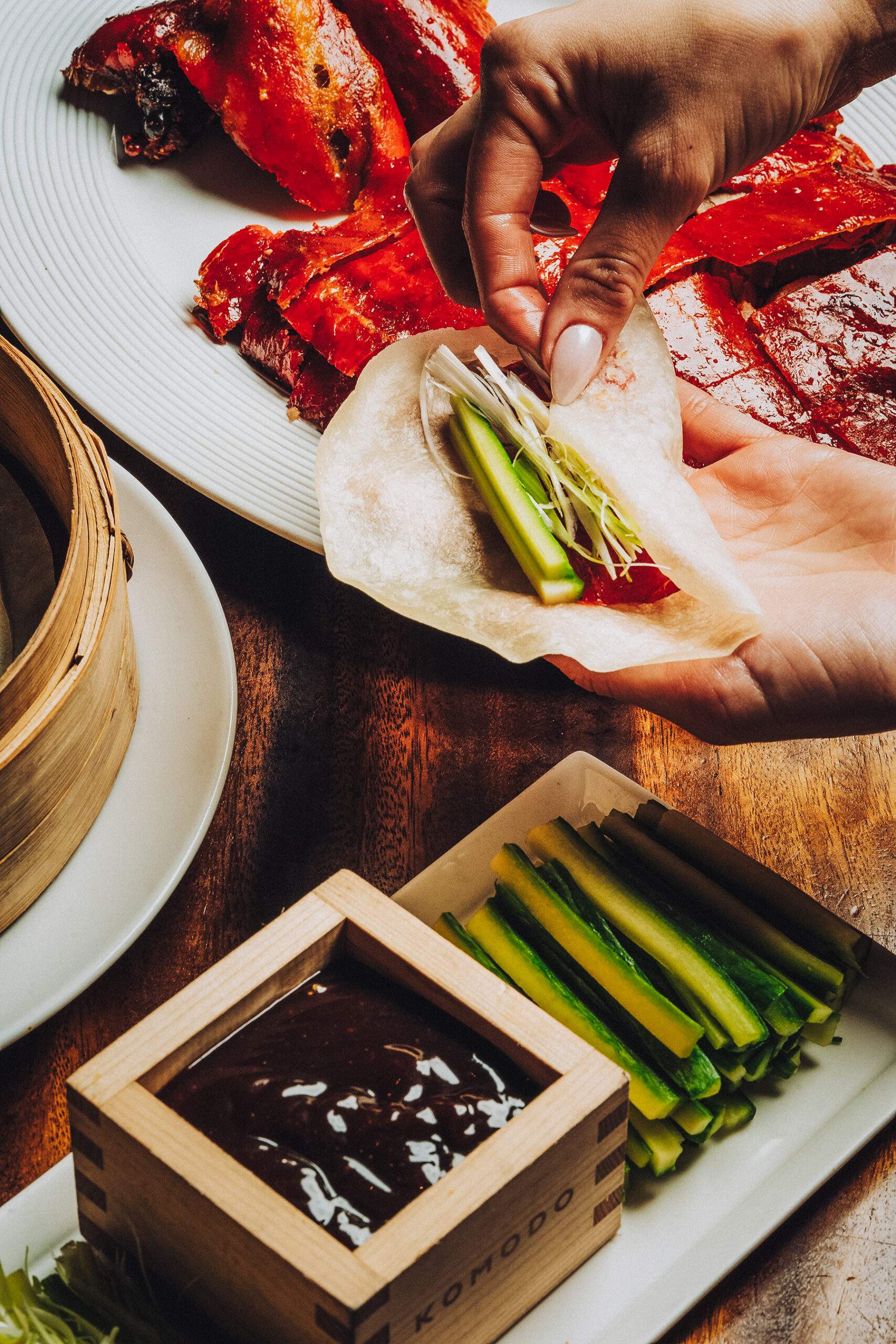 peking duck rolls