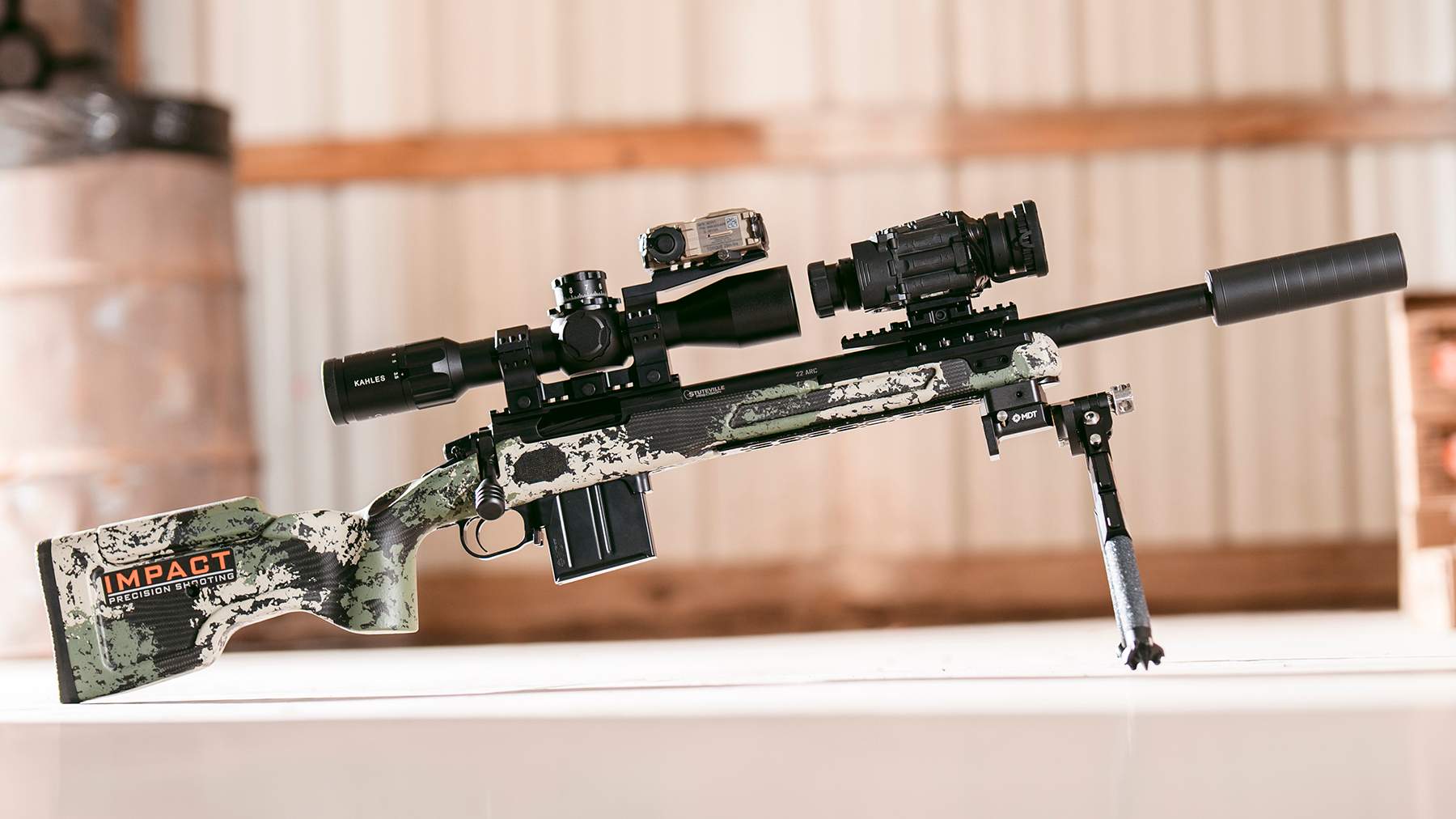 SilencerCo Scythe-STM Suppressor on a bolt action rifle