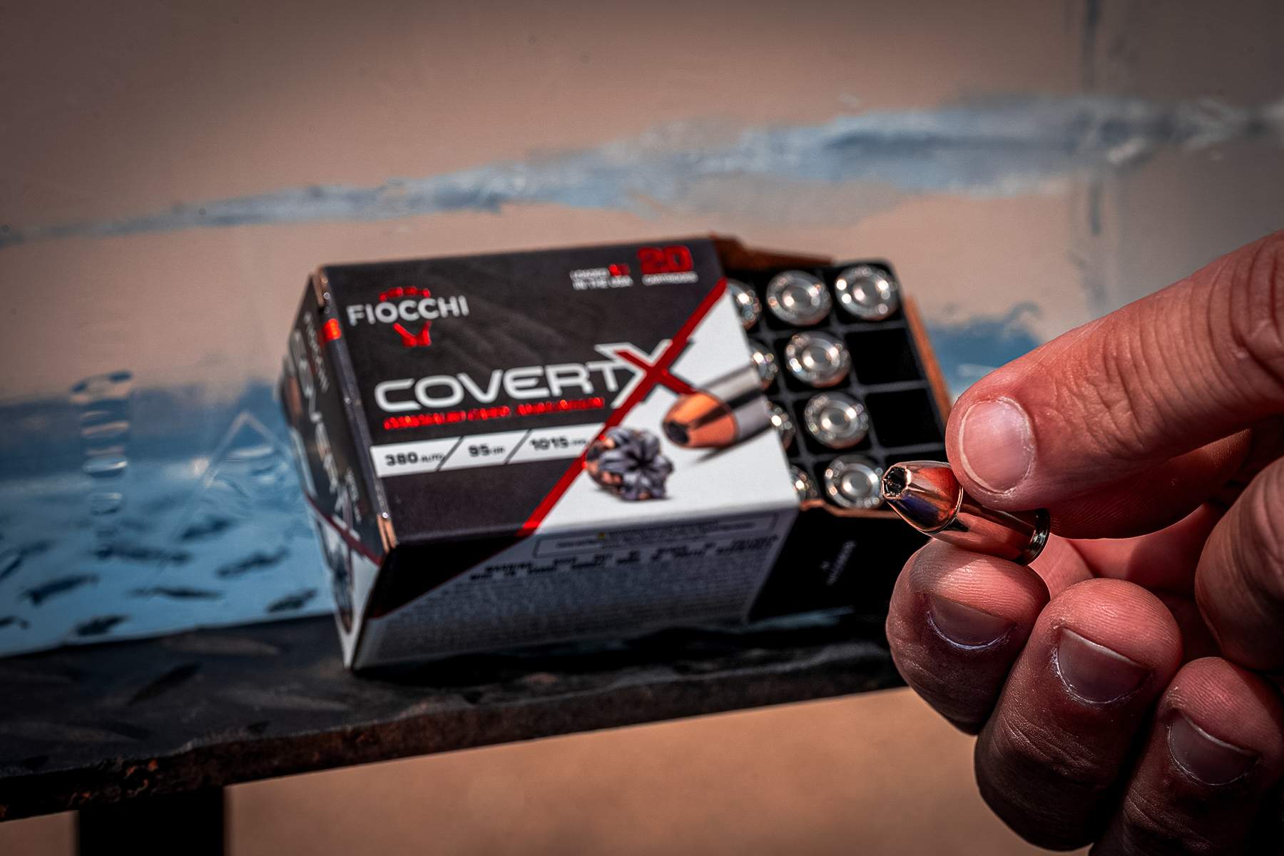 Fiocchi Covert X .380 ACP closeup