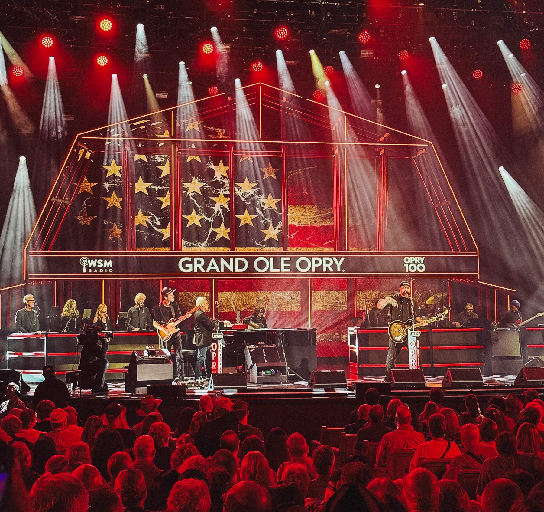 on stage at the grand ole opry