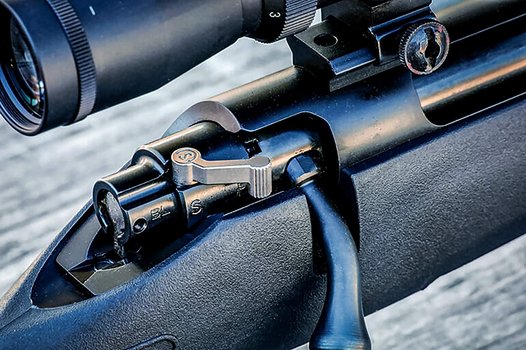 Thompson / Center Compass II bolt closeup