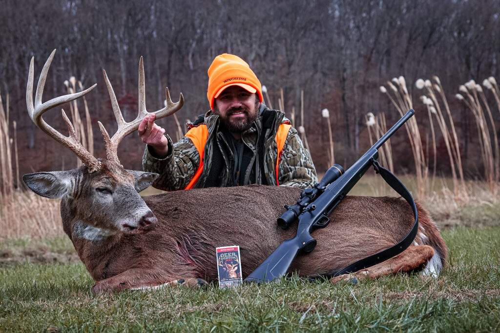 the author with a nice whitetail buck shot with a 400 legend