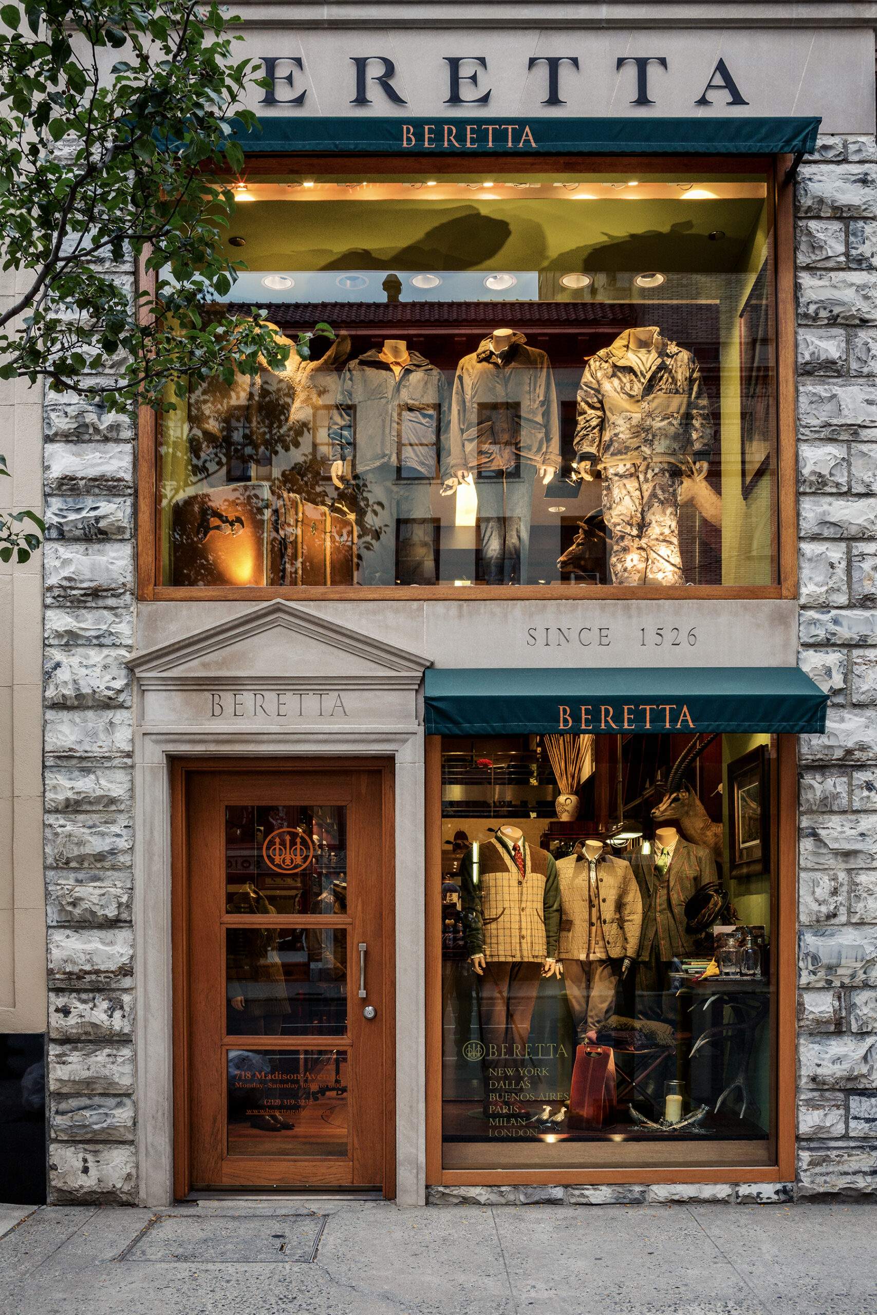 Beretta's first showroom in NYC
