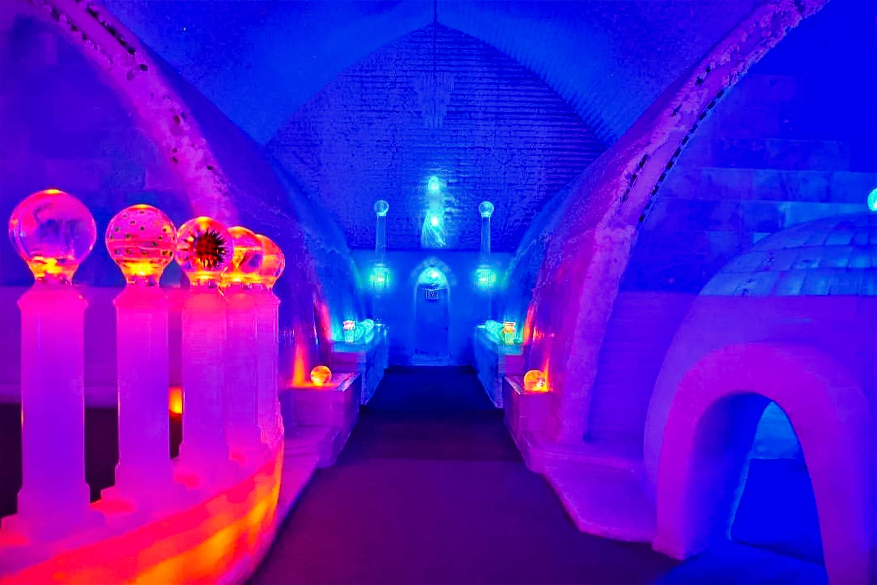 Aurora Ice Museum Bar in Alaska