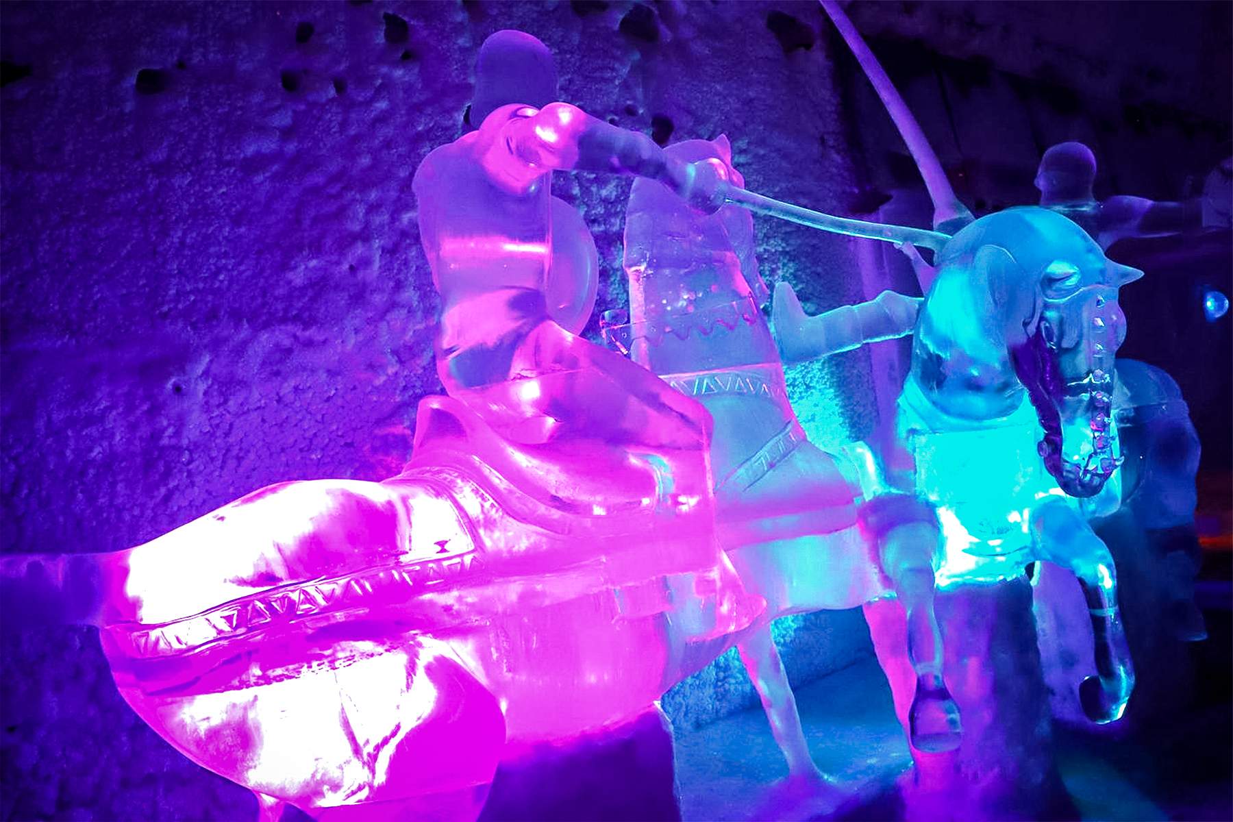 Aurora Ice Museum Bar in Alaska