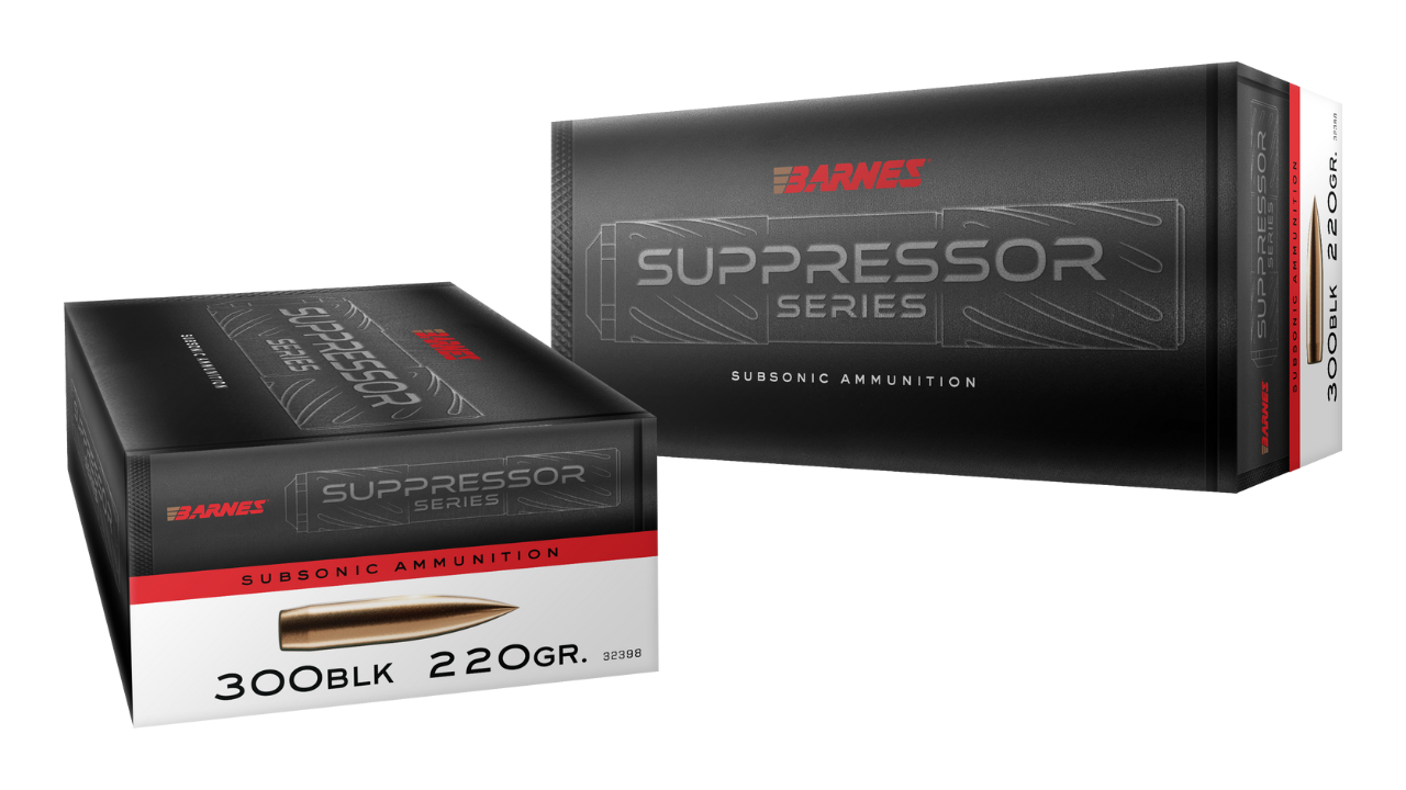 Barnes bullets new Suppressor Series ammo