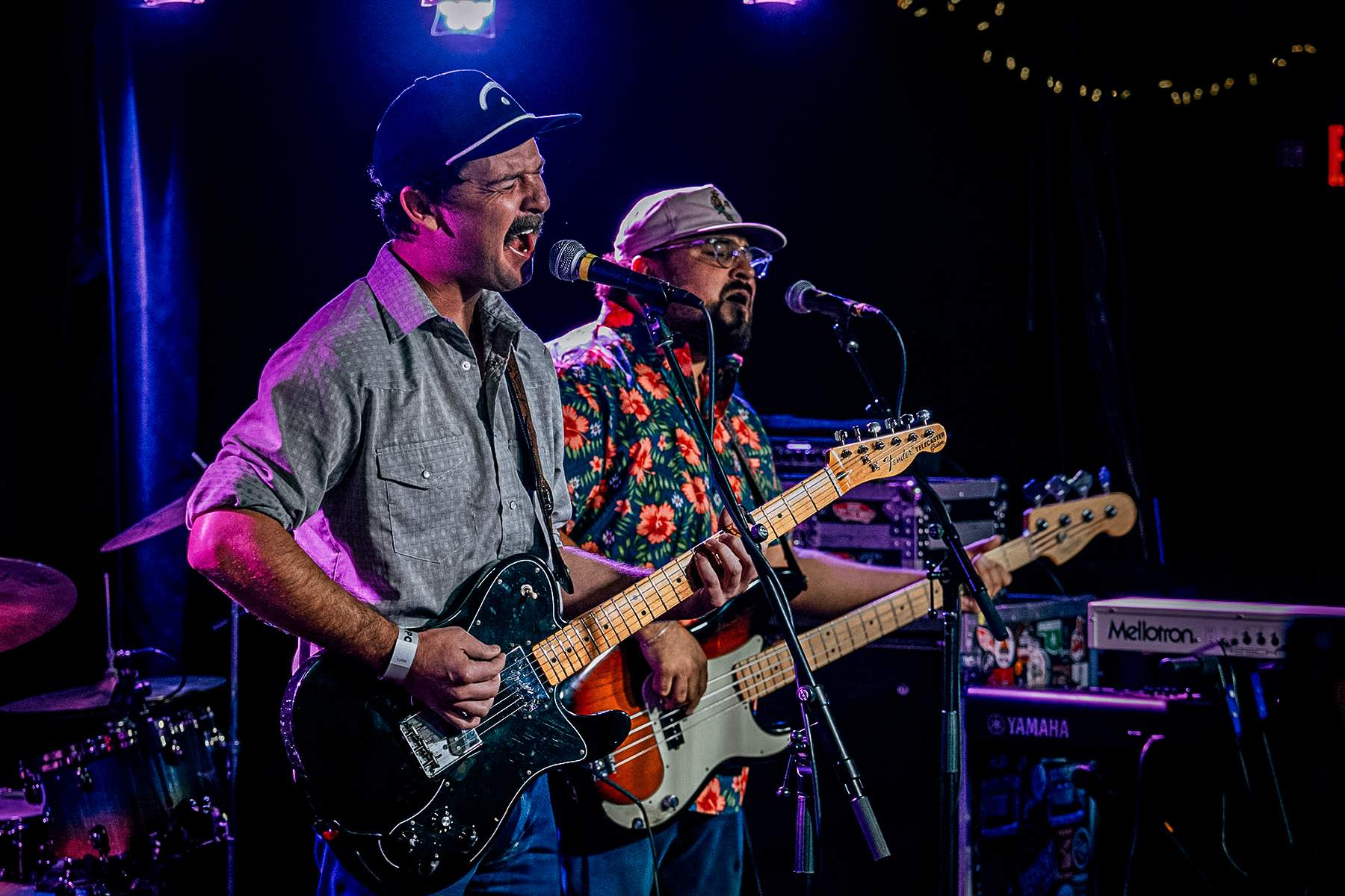 the droptines on stage