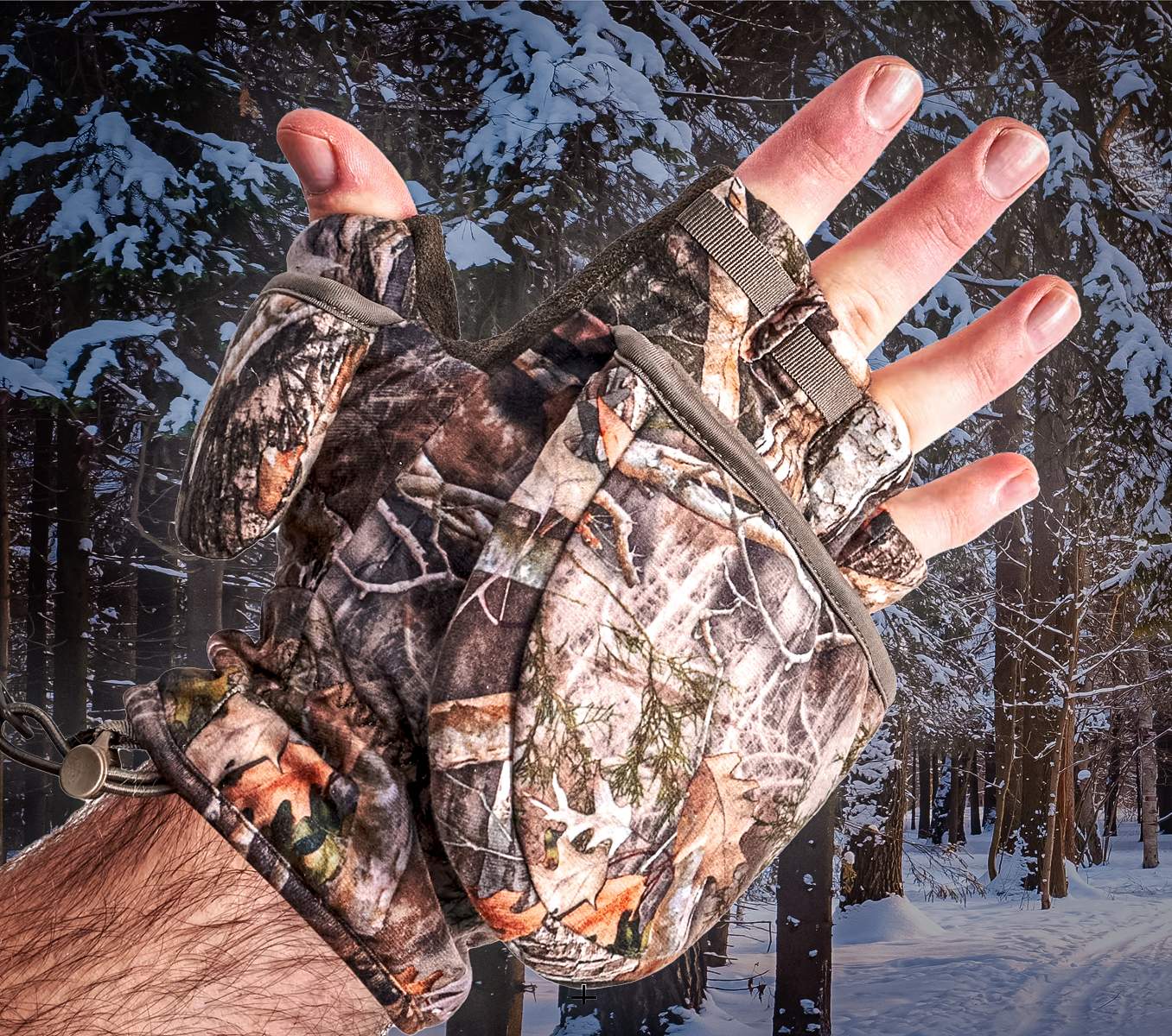 Cabela's WINDSHEAR BONE-DRY Extreme Glomitt Flip-Top Mittens for Men