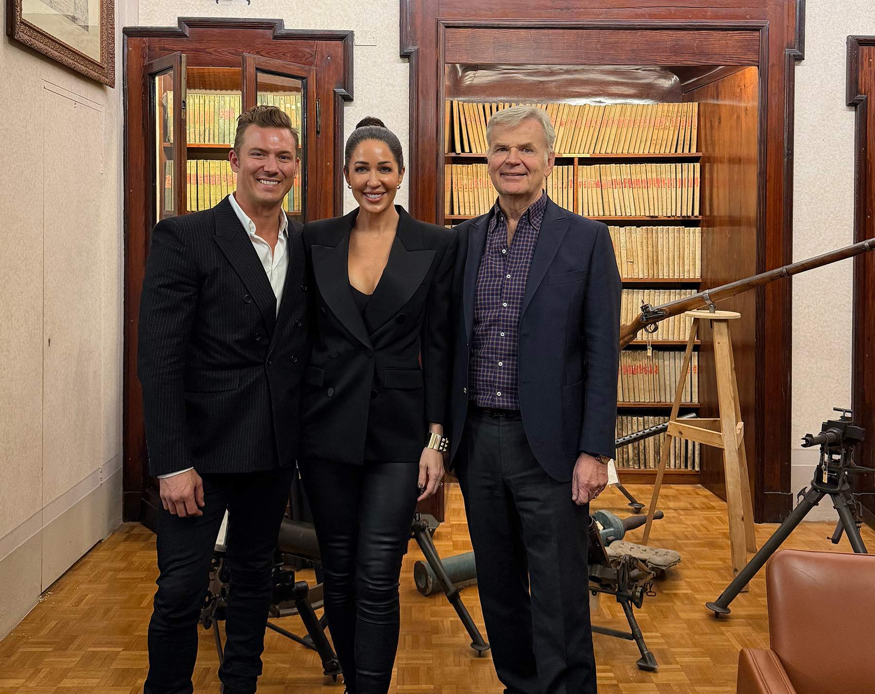 Carlo Beretta with John and Natalie Radzwilla