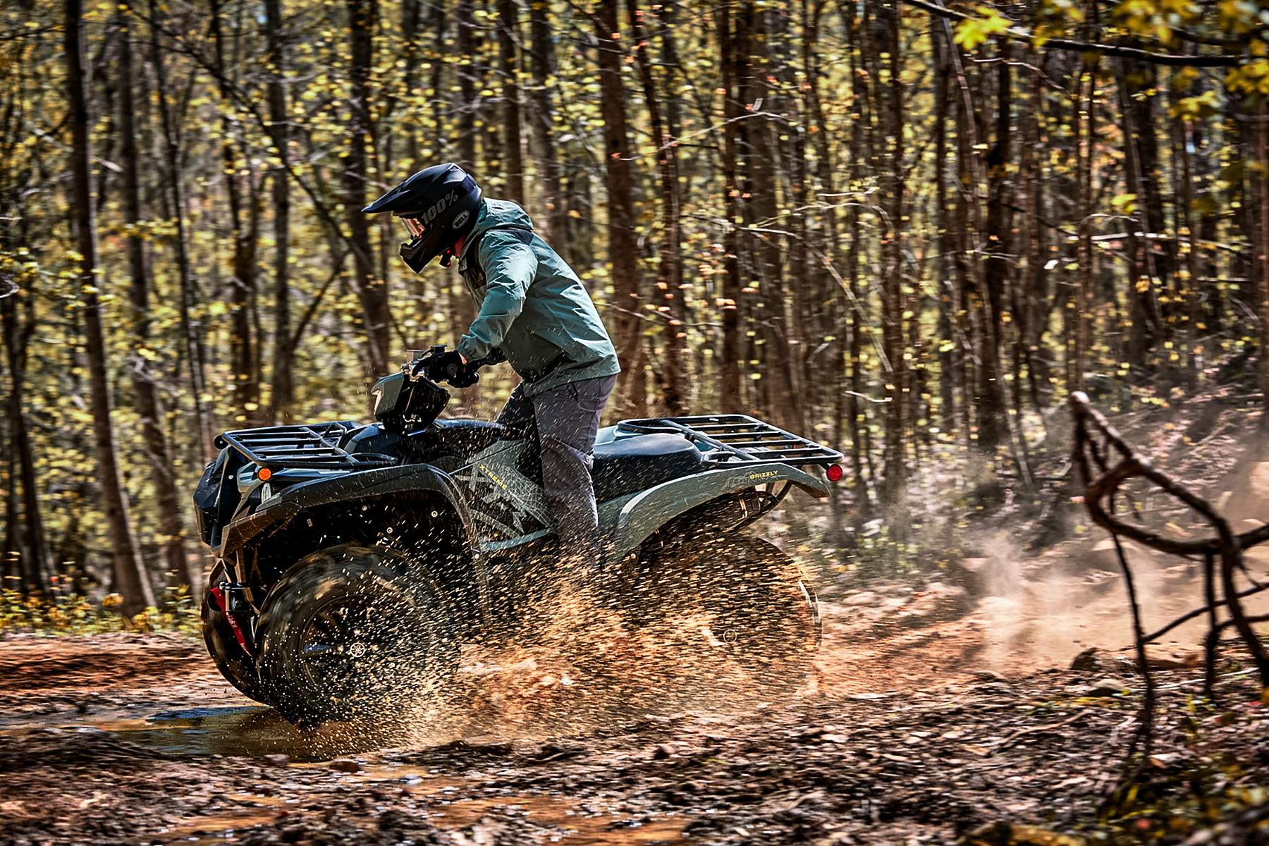 2026 Yamaha Grizzly ATV on the trail